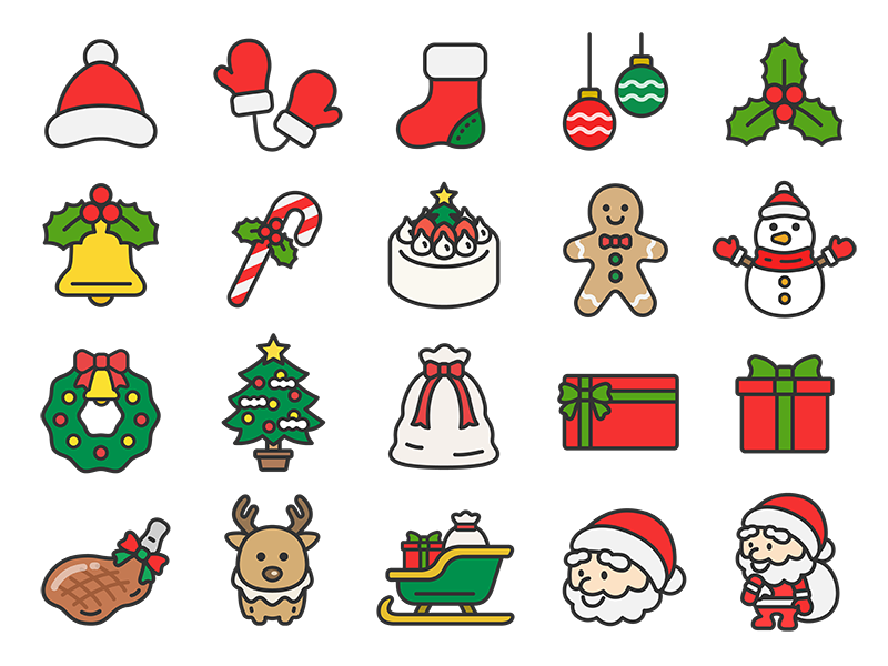 クリスマスに使えるフリー素材まとめ イラスト、画像、背景商用明記