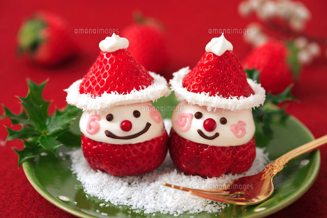 いちごサンタイラスト無料イラスト・フリー素材なら「イラストAC」