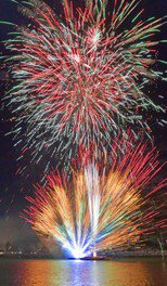 第34回おがせ池夏まつり花火大会 2022年7月16日 3年ぶりの開催。 - やまさんの岐阜ブログ