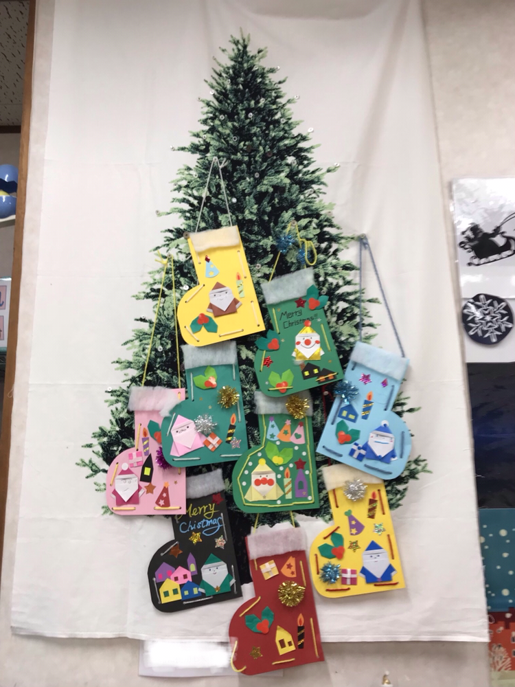 Xmasブーツが完成したよ！ - 吹田第三幼稚園