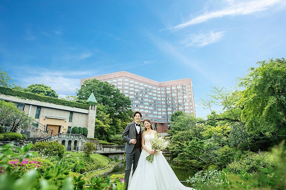 大分 蔦乃葉のガーデンウェディング貸切可