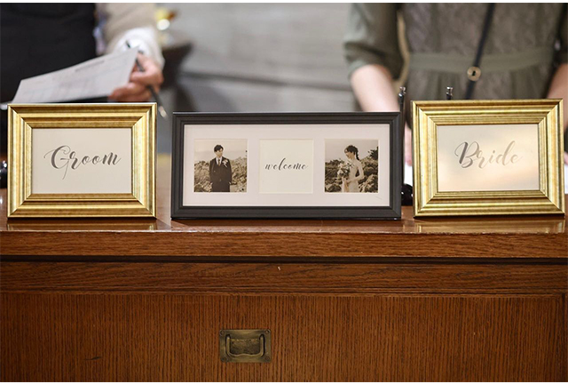 受付の飾りは超重要！センスが光るデコレーションわたしたちの結婚式