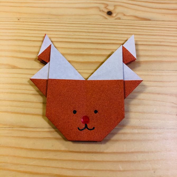 サンタ.トナカイ.ツリー.ソリのクリスマス立体折り紙セット - メルカリ