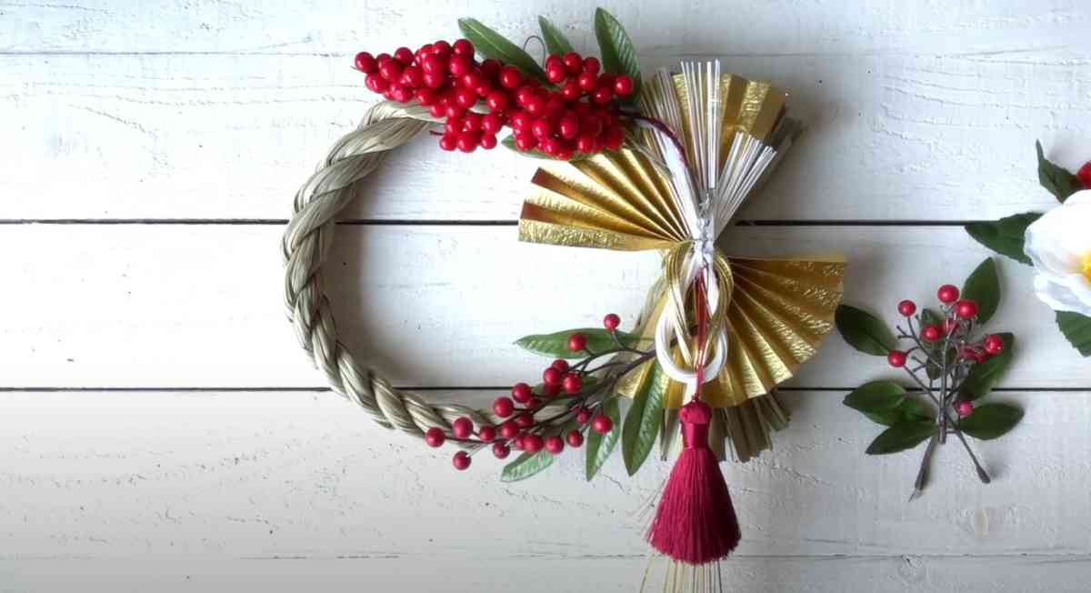 セリアのしめ縄をつまみ細工でアレンジしました。 - てててＤＩＹ部～作るはたのしがまぐちと日々のこと