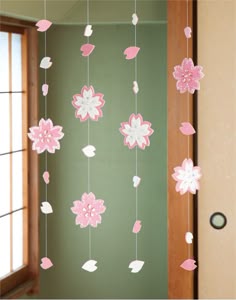 色画用紙で作る簡単でかわいい4月の壁面掲示物-桜図工人