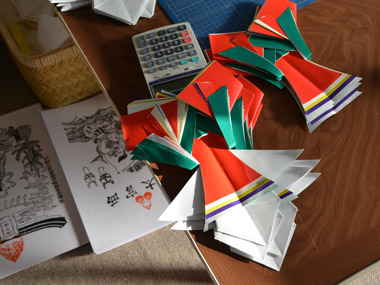 紙垂 しで と御幣 ごへい の切り方♪五十鈴神社『宮司の社務日誌』