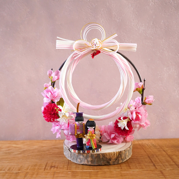 リース飾り 手作キット ひな祭り ペーパークラフト 高齢者 大人 お子様 友禅紙 折り紙 : みやこ日和 - 通販 - Yahoo!ショッピング