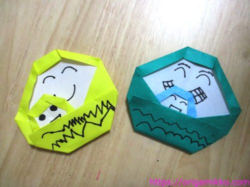 高齢者も喜ぶ季節の折り紙お正月飾りに最適なだるまの折り方 図解All how to makeお役立ちサイト