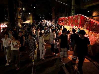 月島四之部睦会神輿・祭り