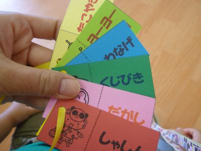 お祭りのチケット製作中♬What are you doing today