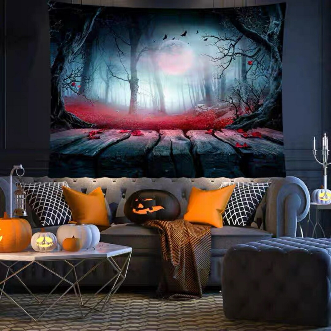 送料無料200×150cm かわいい こわくない ハロウィン 背景布 タペストリー 大判 飾り おしゃれ 撮影用 背景 コスプレ : 雑貨と タペストリーの Five Star - 通販 - Yahoo!ショッピング