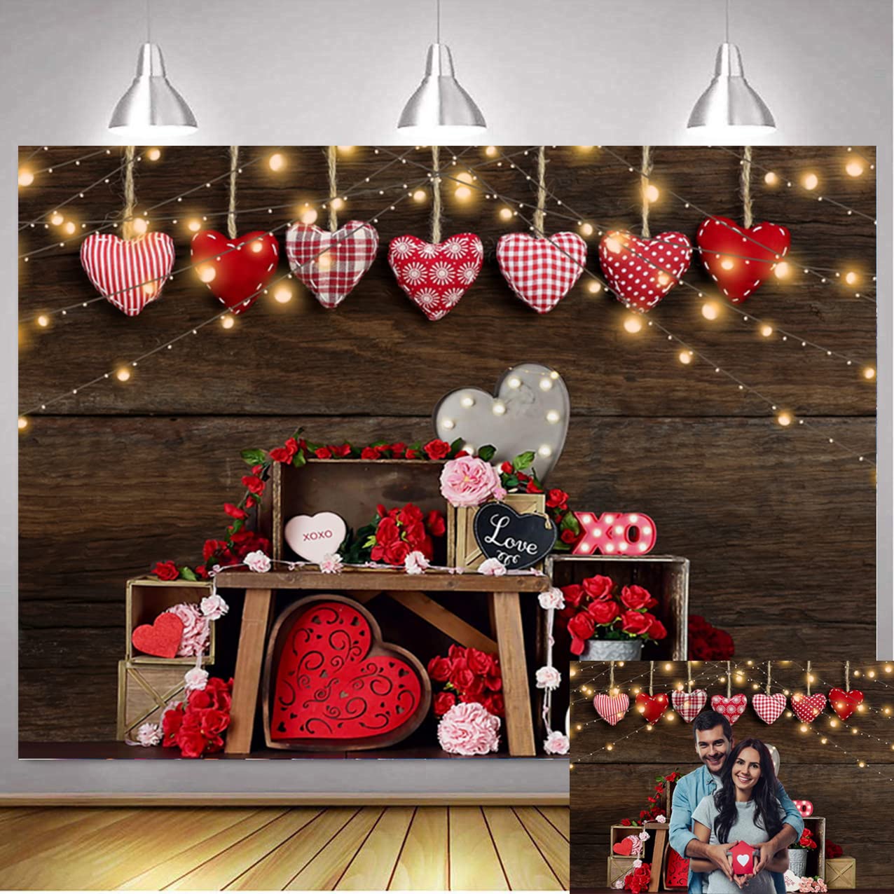 バレンタイン背景 : ID-1017ご当地写真・イラスト素材サイト PICTY ピクティ