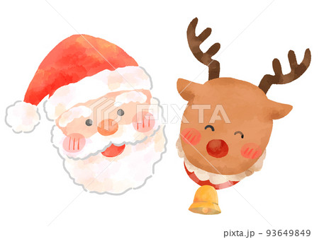 サンタクロース赤かわいいイラストイラスト素材透過、PNGフリー画像ダウンロード - Pngtree