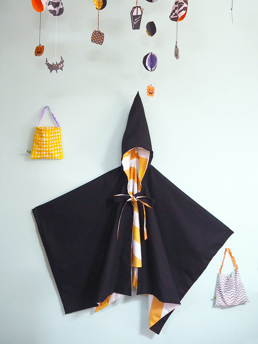 ハロウィンに手作り衣装で仮装をしよう②100均diy ♪魔女の宅急便キキの自作コスチュームの作り方。Happy Halloween♪雪見日和