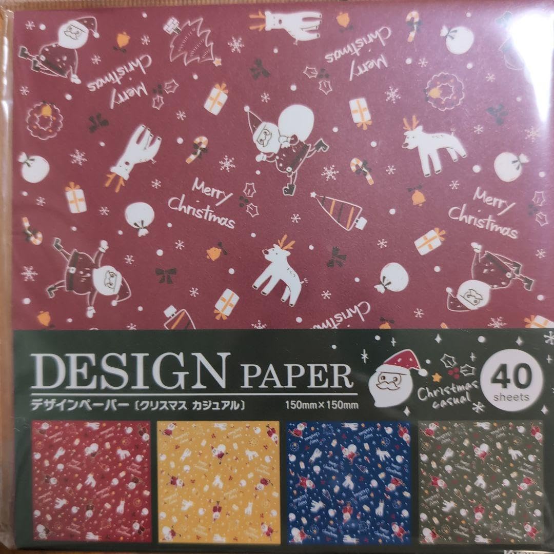 AmazonWhaline クリスマス柄紙 24枚パック 30x30cm クラフトレッド スクラップブック用紙 両面 かわいい サンタ トナカイスノーマン クラフトペーパー DIYカード作成 スクラップブック フォトアルバム装飾 12デザイン画用紙ホビ