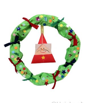 ♪たのしいようちえん♪ クリスマスリース 年中