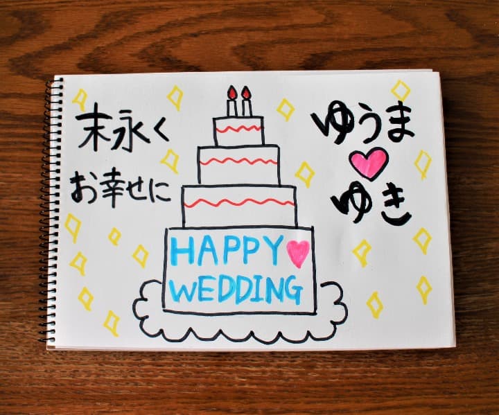 ご結婚祝い・ブライダルオンライン寄せ書きヨセッティ