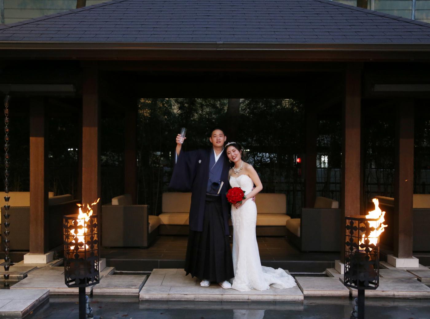 洗練の和モダンコーディネート日本の結婚式