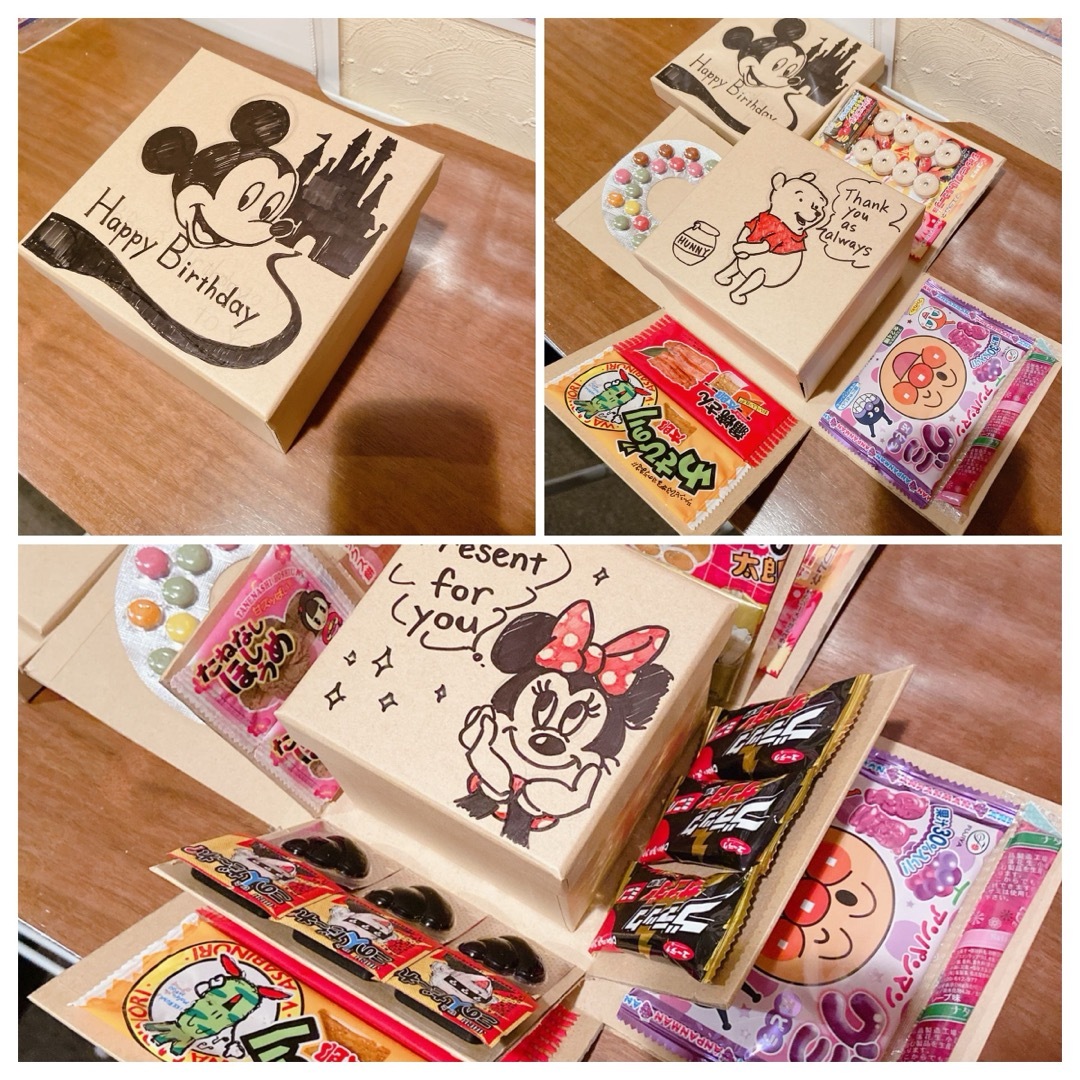 サプライズボックス 箱 プレゼント 寄せ書き 結婚式 誕生日 送別会 卒業式 アルバム スクラップブック ラッピング 980308hummingf