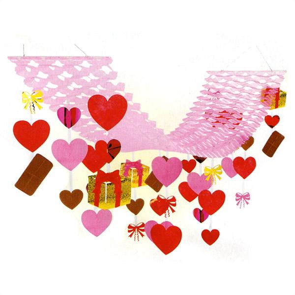 バレンタインディスプレイのインテリア実例RoomClip ルームクリップ