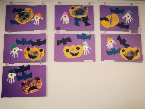 ☆うさぎ組 ２歳児 、ひつじ組 ３歳児 、くま組 ４歳児 ☆～ハロウィン製作～キッズラボ株式会社認可保育園 企業主導型保育所 運営