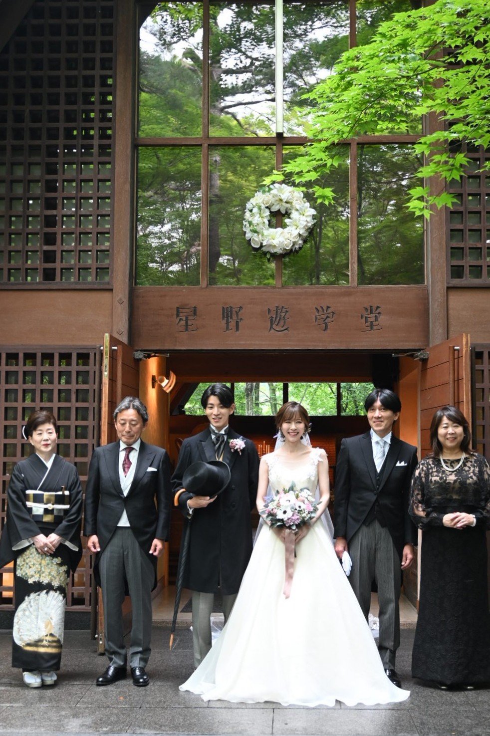 高原教会7月挙式のお客様よりお写真を頂きました＊ - ブライダリウムミュー リゾートコレクション