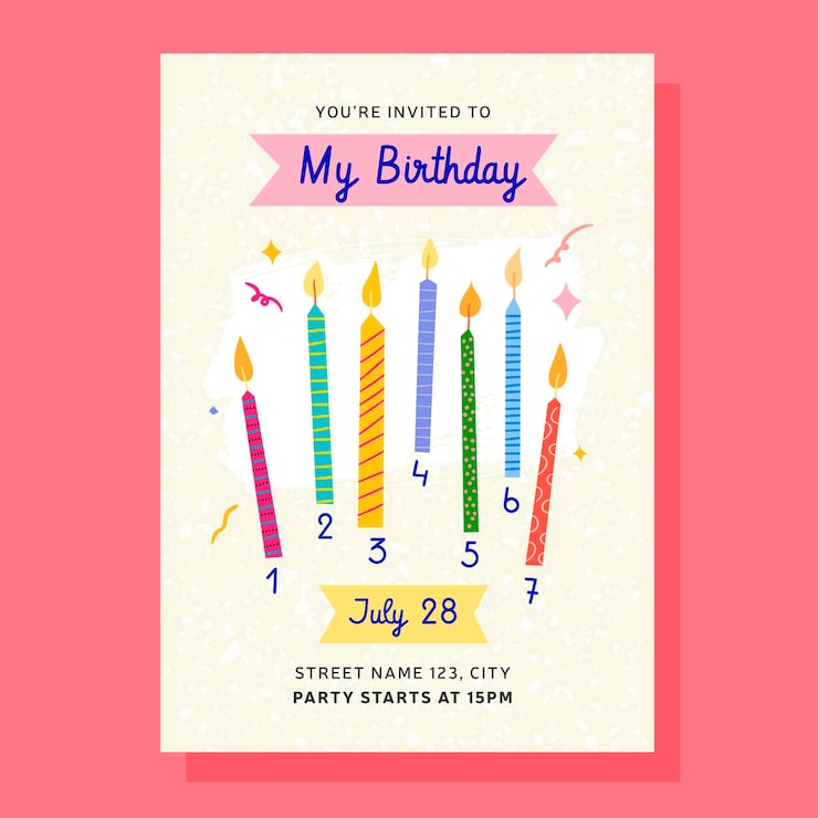 かわいい誕生日会フレーム枠イラスト縦長方形 無料 フリー87747素材Good