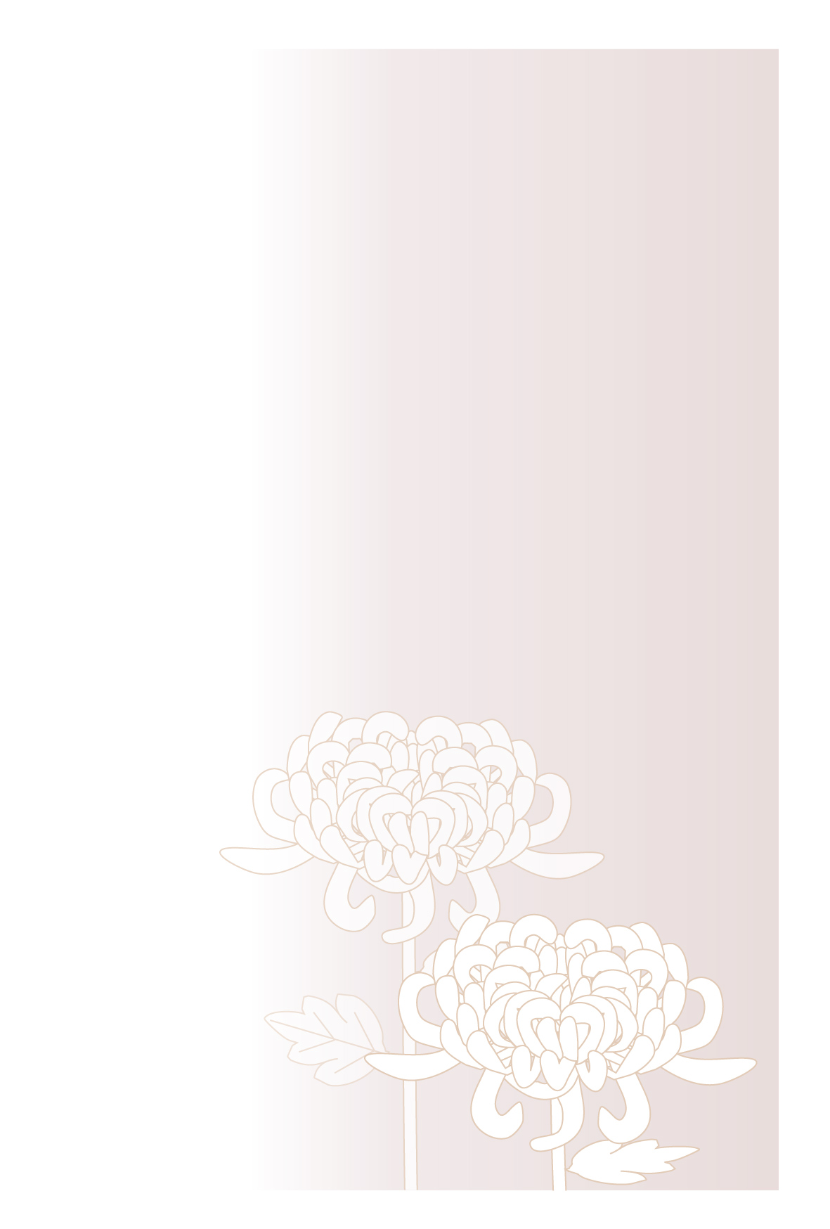 菊の花の喪中はがき 文字なしイラスト素材6894823- フォトライブラリ