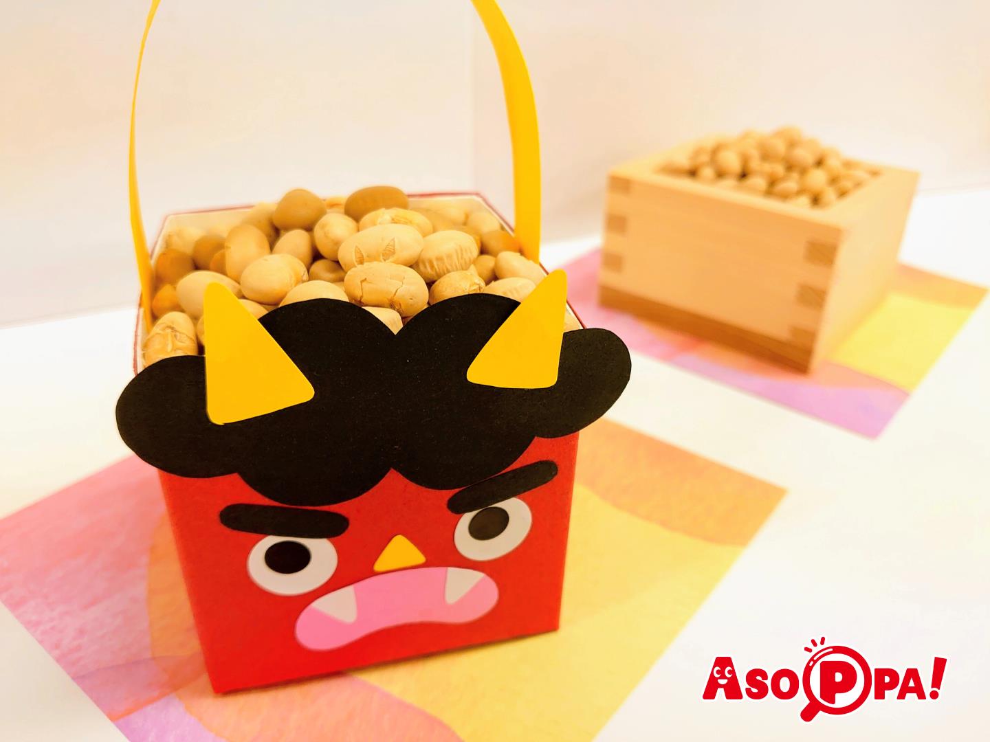 節分の豆入れを製作！色画用紙や折り紙で豆まき箱を手作り工作・自由研究All About