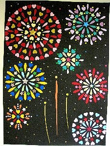 夏を彩る花火の制作アイデア集高齢者介護をサポートするレクリエーション情報誌『レクリエ』