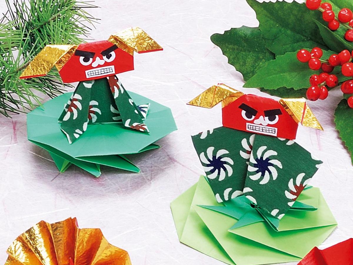 折り紙で「松 竹 梅」の簡単な折り方・作り方！お正月の飾りに！折り紙の花