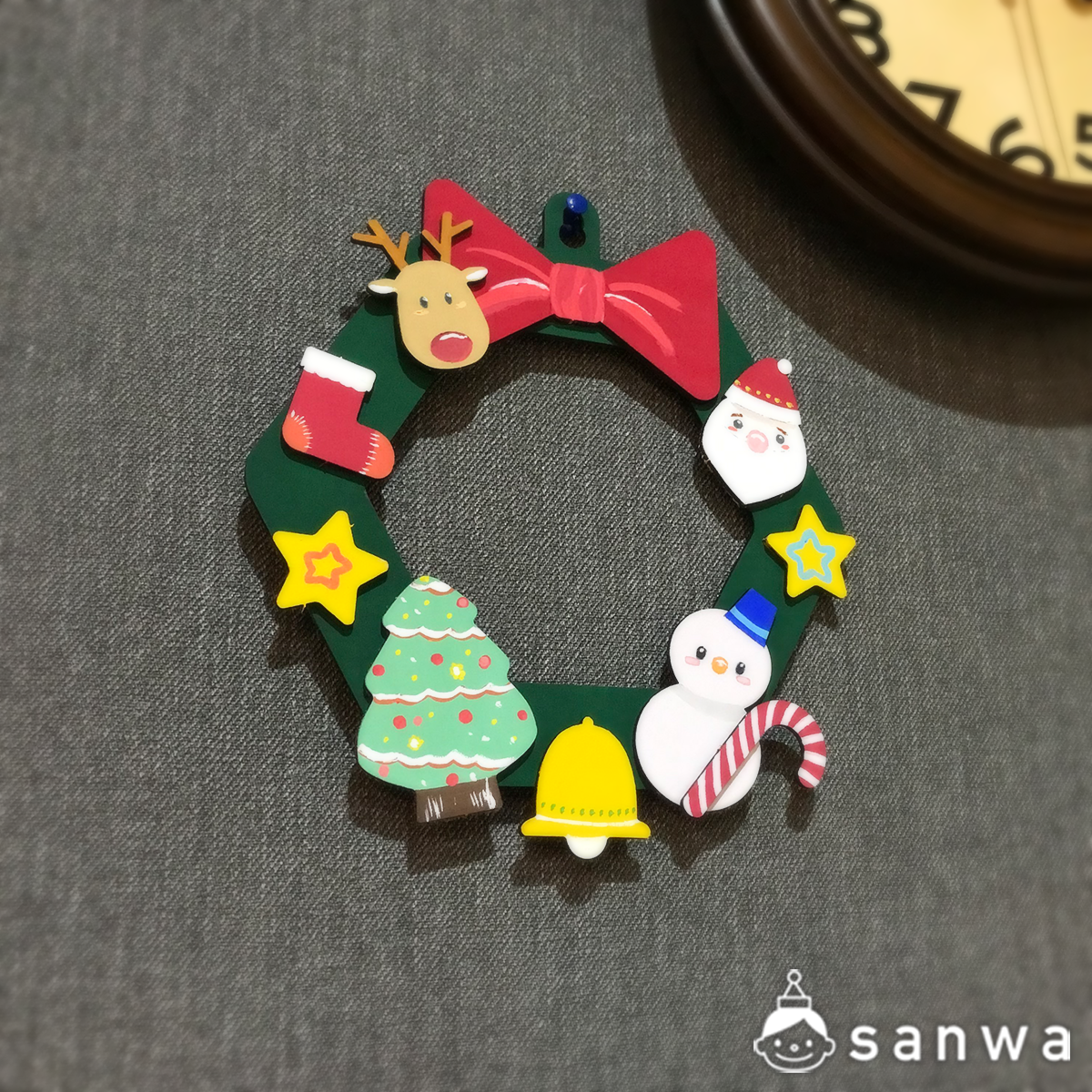 クリスマス工作 懐かしのサンタさんのオーナメントことり文庫の絵本のある暮らし