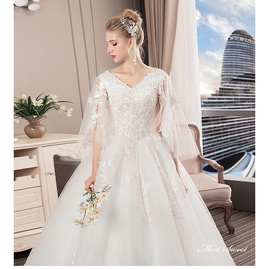 レースボレロ ベルスリーブ くるみボタン キラキラスパンコール 花嫁 ウェディングドレスiichi日々の暮らしを心地よくするハンドメイドやアンティークのマーケットプレイス