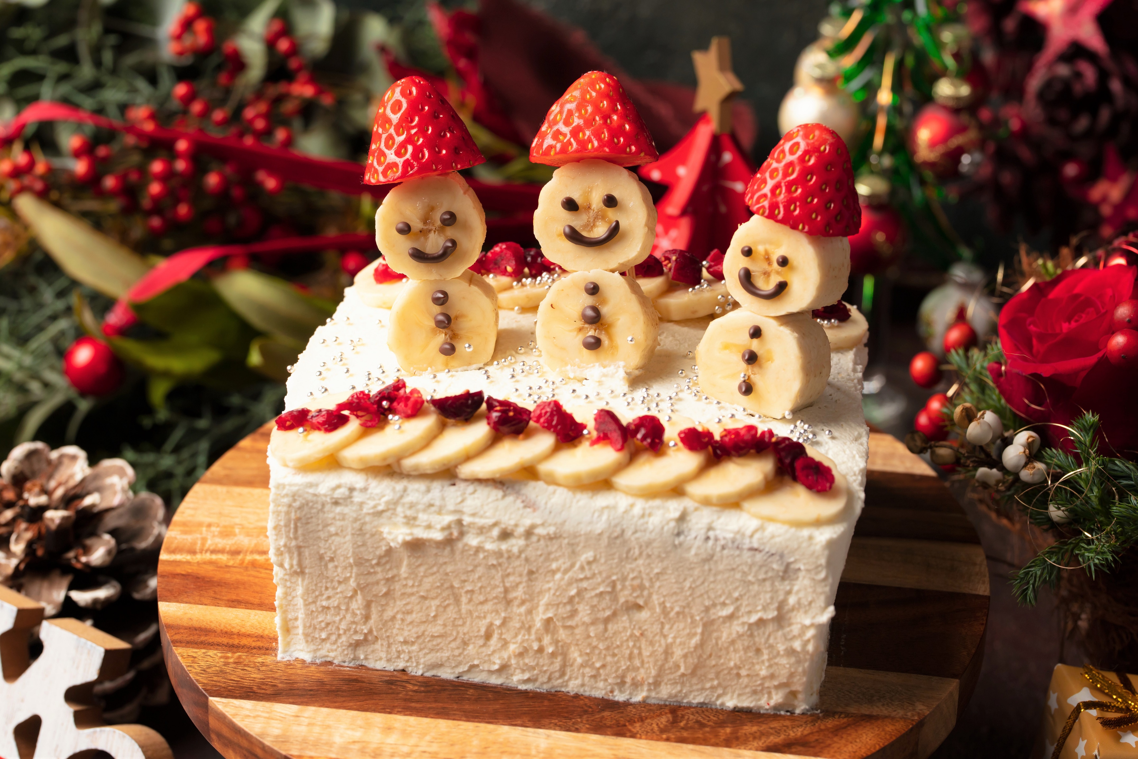 かわいいクリスマスケーキを手作り！おしゃれにデコレーション！w-style