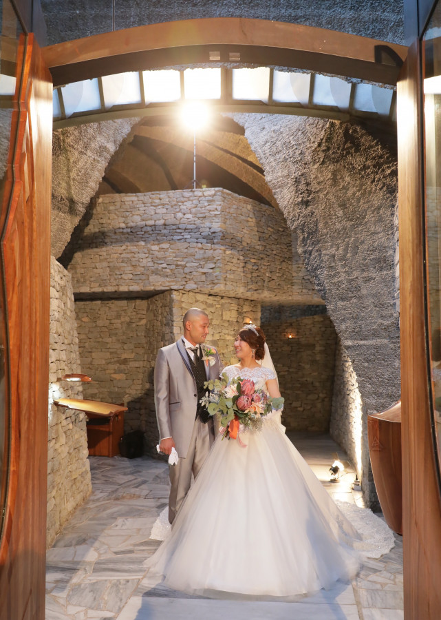 石の教会挙式＊ - ブライダリウムミュー リゾートコレクション