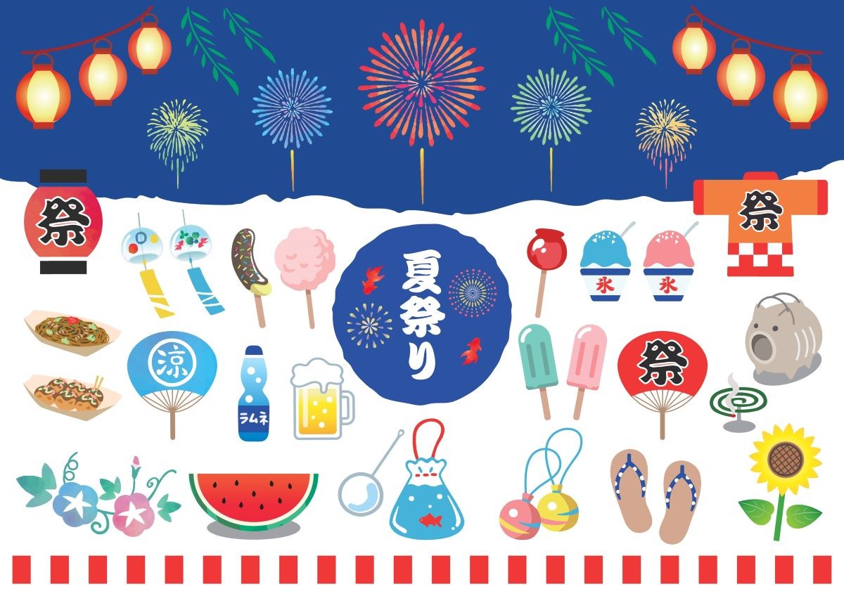 刺繍サービス8月の新作「夏の風物詩」シリーズ登場