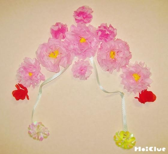 小さくて可愛い！桜の花の壁飾りの作り方 ウォールデコレーション- DIY How to Make Paper Cherry BlossomWall Decoration