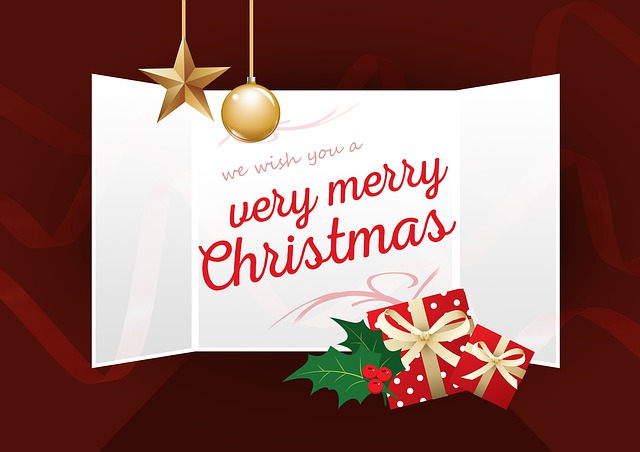 サンタクロースからの手紙 英語 クリスマスカード 手書 お名前付 筆記体 サンタ クリスマス