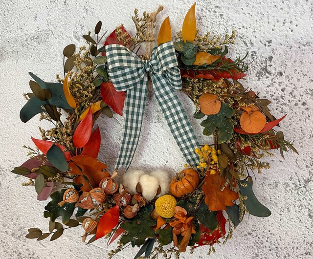 クリスマスリース 松ぼっくりリース 23cm