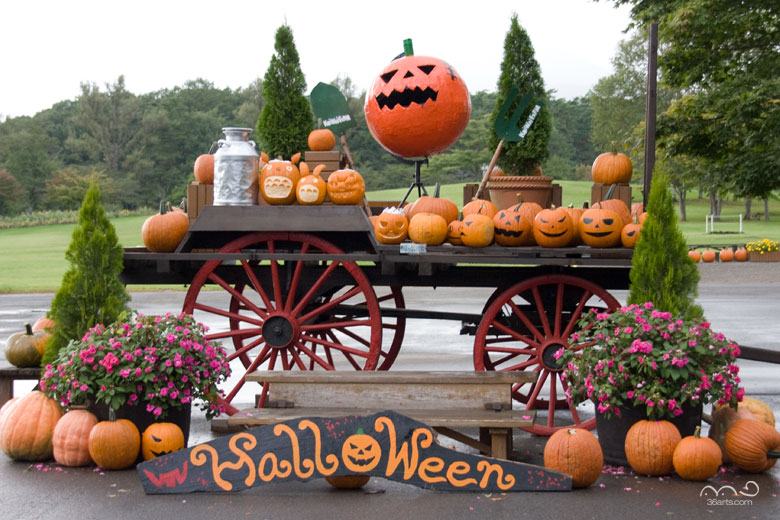 ハロウィンの風景イラスト 無料画像 - Public Domain Pictures