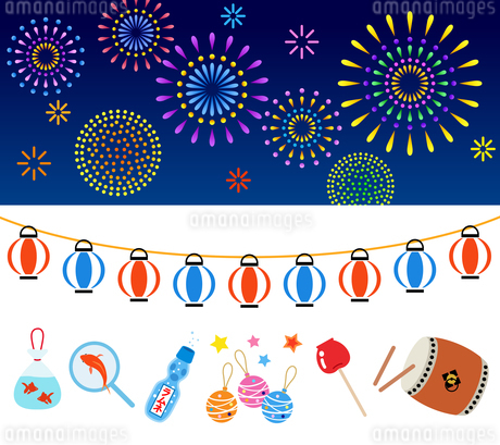 お祭りイラスト・画像・テンプレート