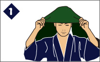 祭り法被のおしゃれな着こなしは？帯の締め方や手ぬぐいのかぶり方刺繍・オリジナルウェア制作トピックス「カメオカ」