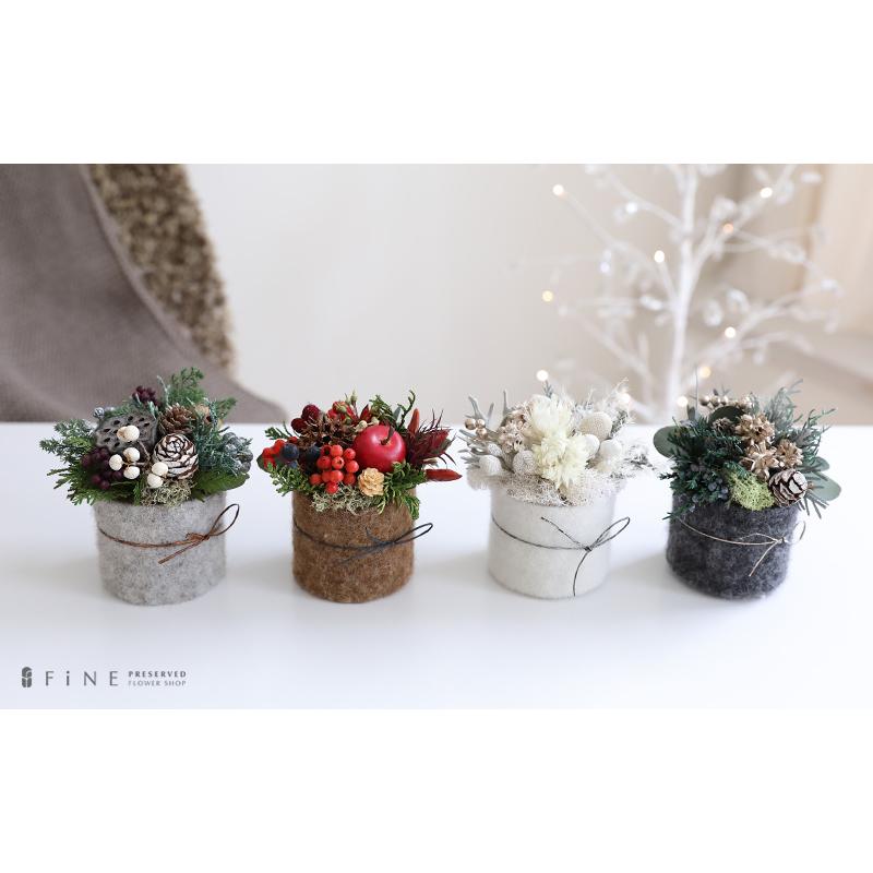 プリザーブドフラワー・miniボックスアレンジ・クリスマスバージョンm@rihana