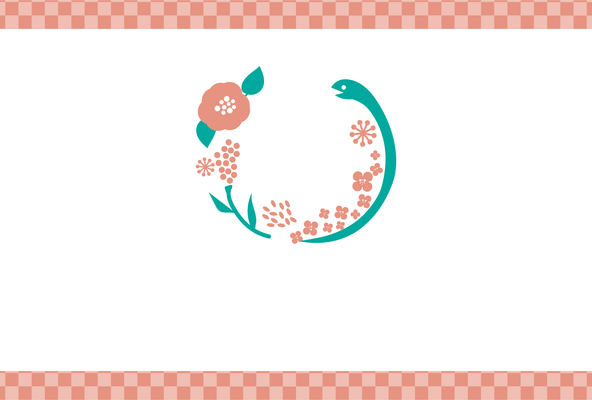 写真フレーム 和風の年賀状テンプレート2026年 令和8年無料の年賀状デザインテンプレート集