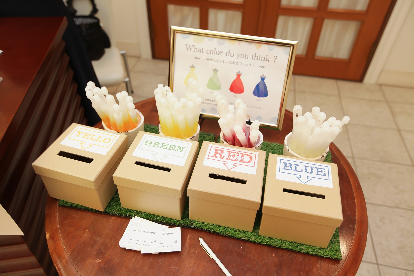 結婚式の特別なジェンガ証明書の意義