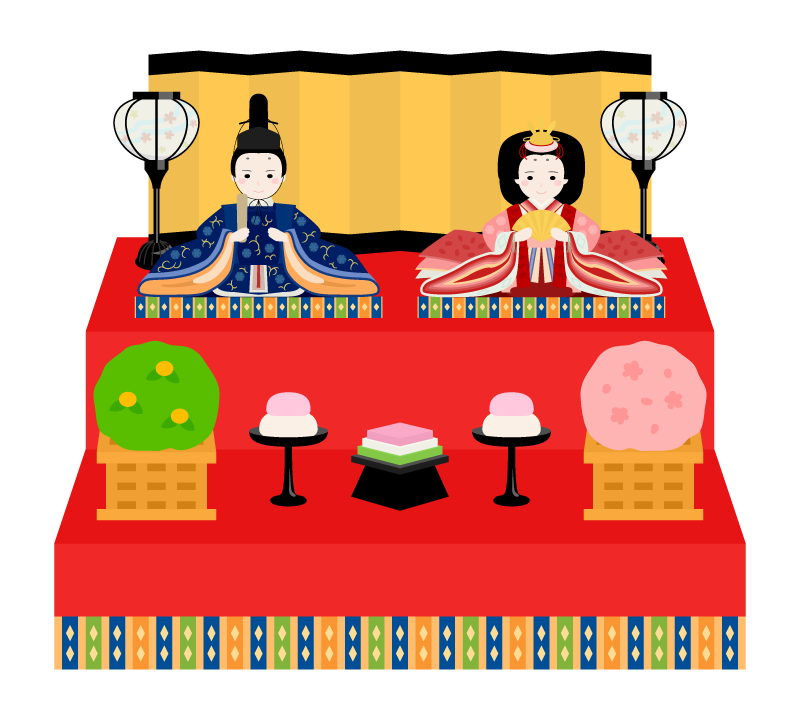 無料ひな祭りポスターテンプレートCanva