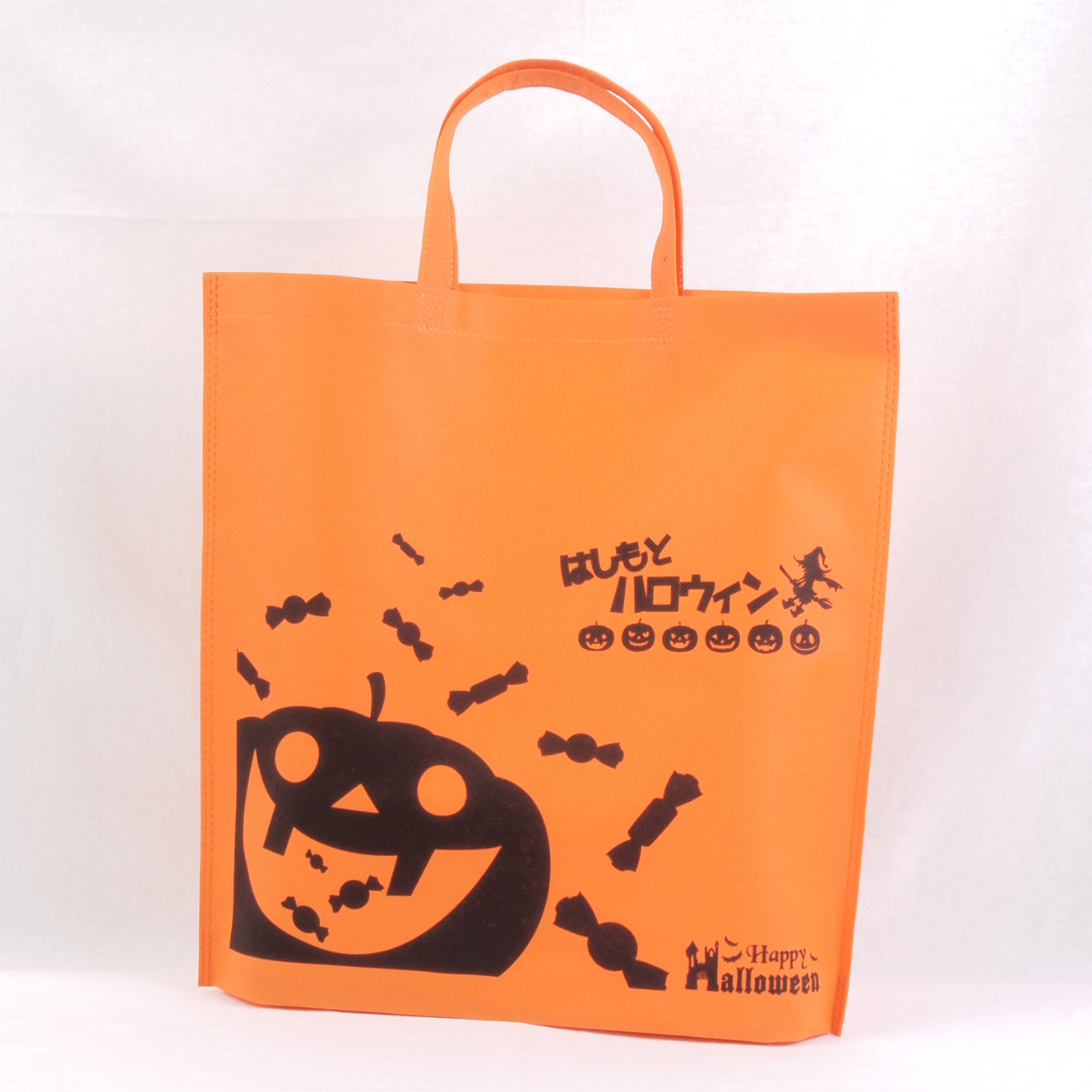 ハロウィンの不織布トートバッグ 制作事例オリジナルトートバッグWEB
