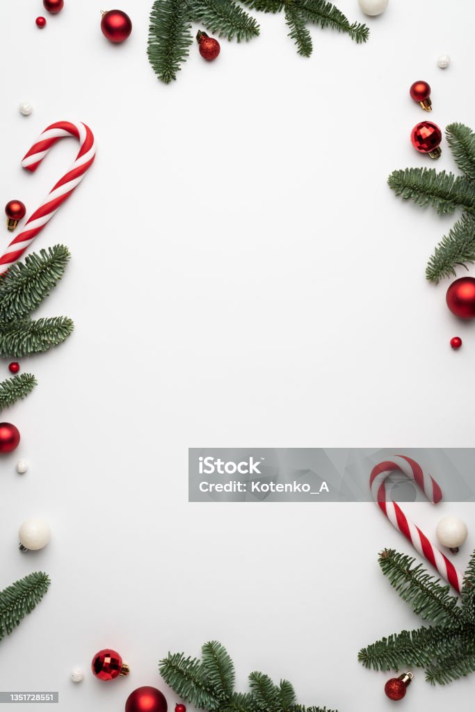 クリスマスのフレーム④縦_白背景イラスト - No: 23350445無料イラスト・フリー素材なら「イラストAC」