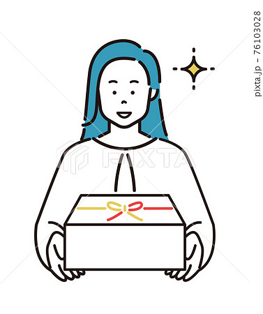 お中元の無料イラストフリーイラスト素材集 ジャパクリップ