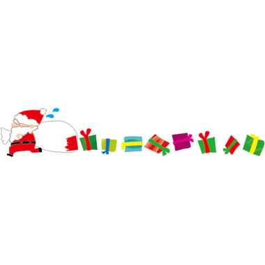 Vetor クリスマス・ライン素材・アイコン・かわいいトナカイとサンタのクリスマス素材 do StockAdobe Stock